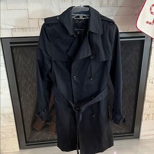 Banana Republic Black Trench Coat